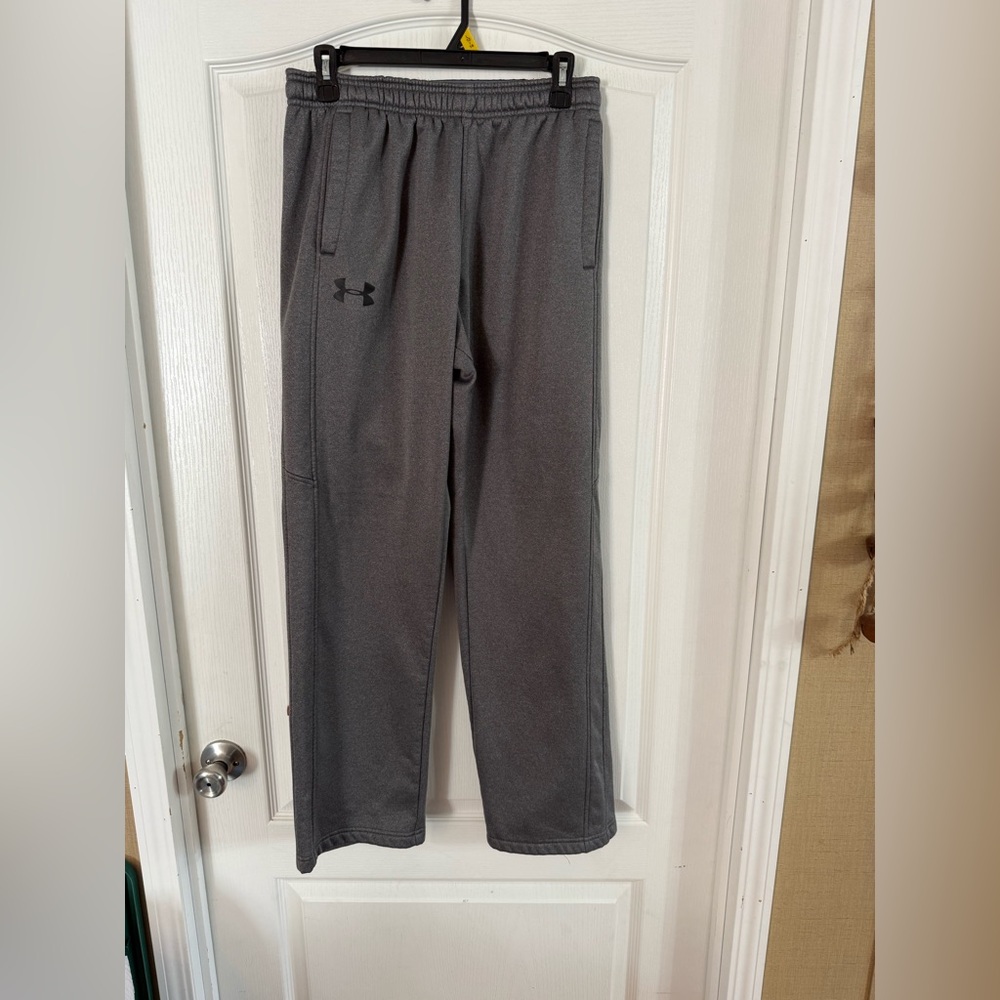 Under Armour Men’s Gray Logo Sweatpants Sz S. MH-238